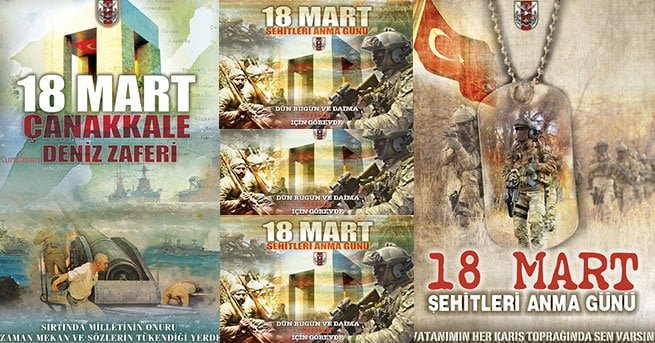 TSK'nın, Mustafa Kemal'siz 18 Mart afişleri 1