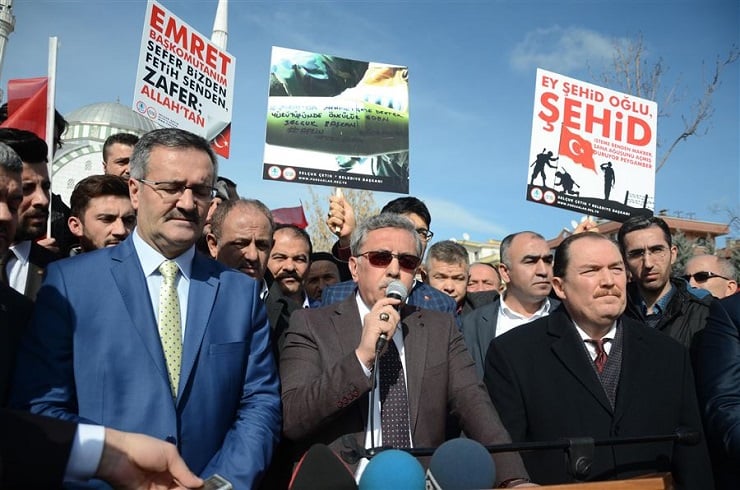 Pursaklar Mehmetçiğe destek için yürüdü 1