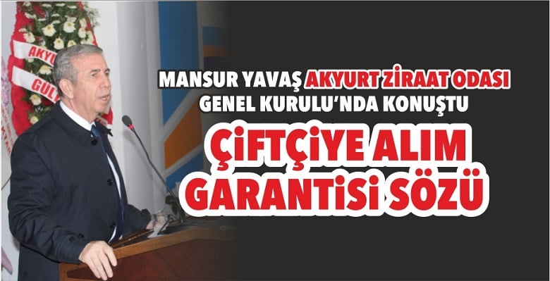 Mansur Yavaş: Ankara’yı Köyleriyle Birlikte Zengin Edeceğiz