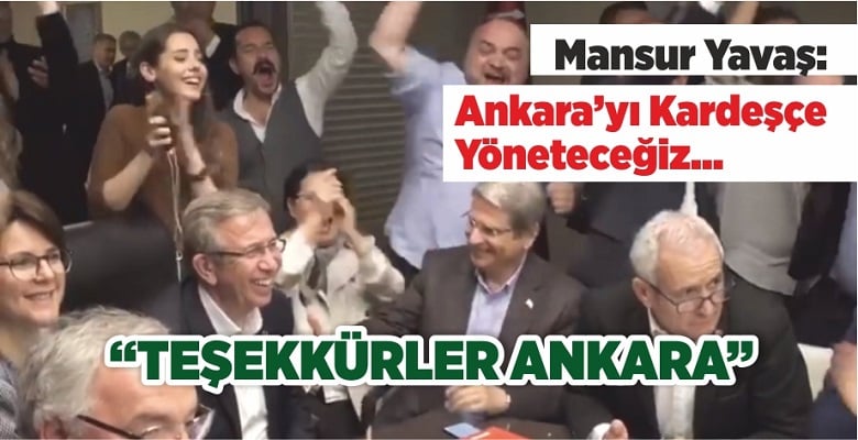 Mansur Yavaş: Teşekkürler Ankara