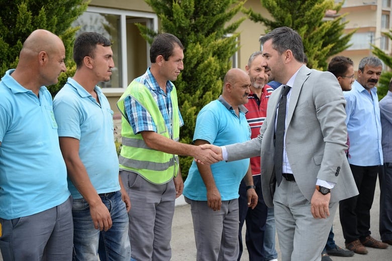 Çetin Belediye Personeli İle Bayramlaştı 1
