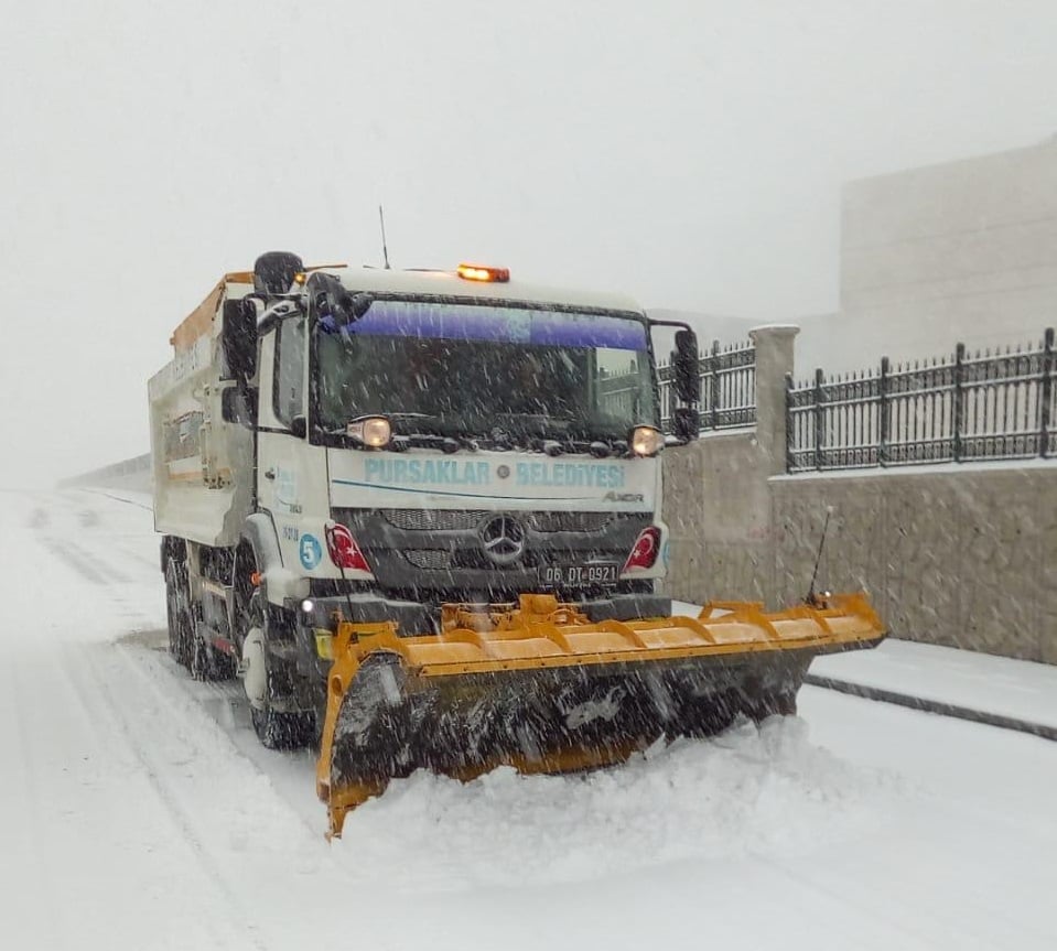 Pursaklar Belediyesi Kar Sınavını Geçti 2