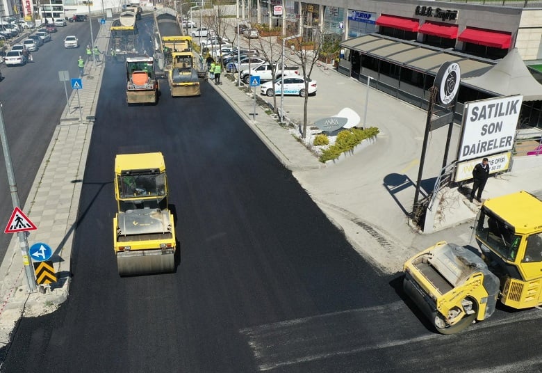 Ankara Büyükşehir’den asfalt atağı