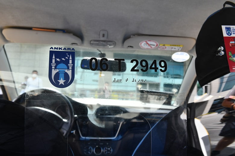 Başkentte taksiler artık daha güvenli