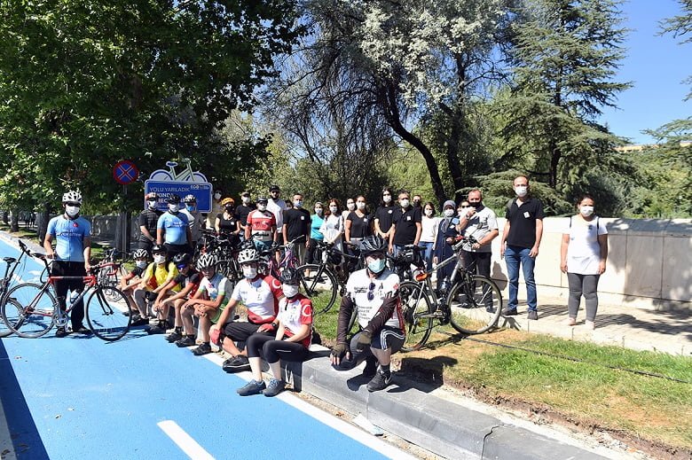 Bisiklet tutkunlarının beklediği 'Mavi Yol' açıldı 9