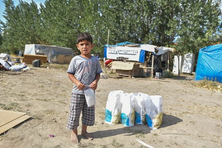 Akyurt ve Kalecik'te mevsimlik işçilere hijyen paketi 2 Akyurt ve Kalecik'te mevsimlik işçilere hijyen paketi 2