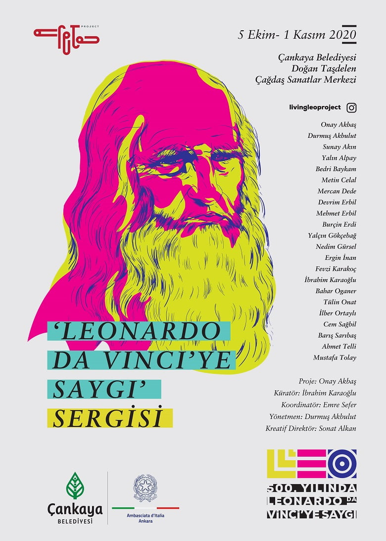 Leonardo Da Vinci’ye Saygı Sergisi Çankaya’da