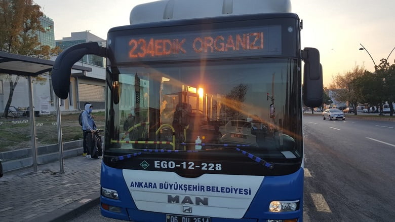 EGO’dan OSB otobüs ve raylı sistem hatlarına pandemi ayarı