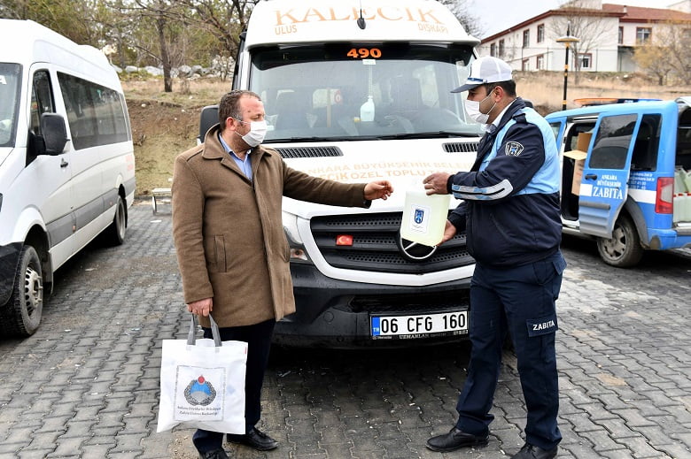 Ankara Zabıtası'ndan Akyurt ve Kalecik'e Hijyen Desteği 1