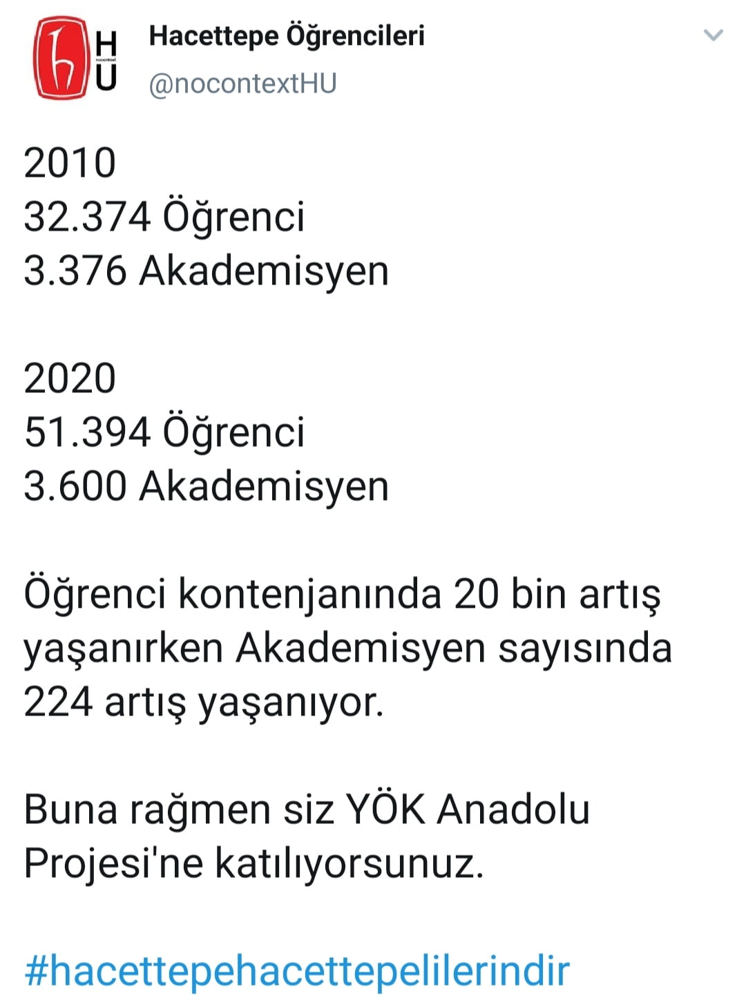 YÖK'ün Anadolu Projesi'ne tepki 2