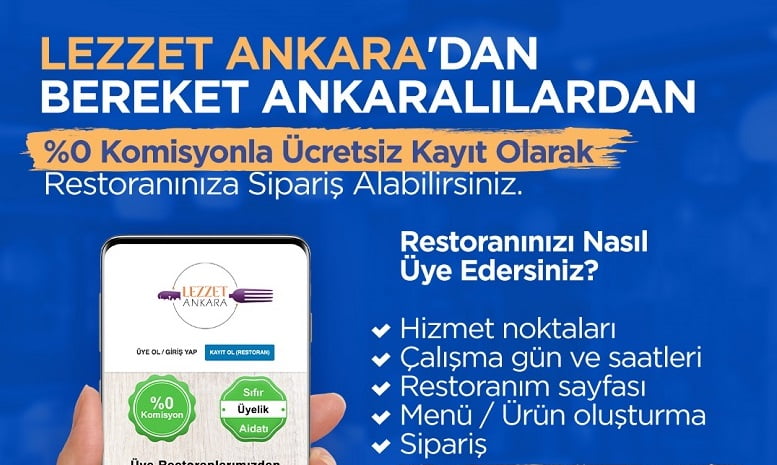 Başkan Yavaş’tan esnafa yeni destek: Sıfır komisyonla ‘Lezzet Ankara’ uygulaması