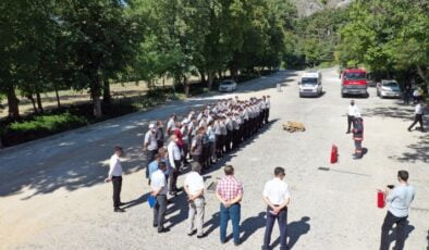 Ankara İtfaiyesi’nden ANFA personeline yangın tatbikatı eğitimi