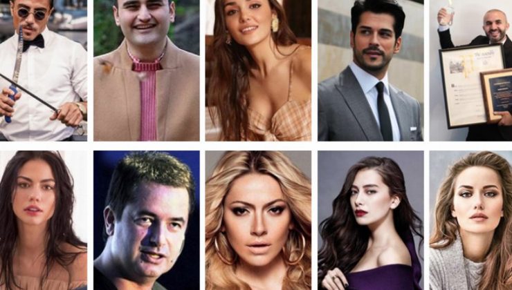 Instagram’da takipçisi bol ünlüler…