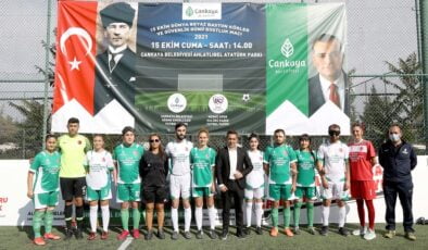 Çankaya Belediyesi 15 Ekim Dünya Beyaz Baston Körler ve Güvenlik Günü’nde farkındalık maçı düzenledi