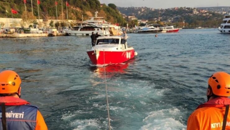 İstanbul Beykoz açıklarında sürüklenen gemi kurtarıldı