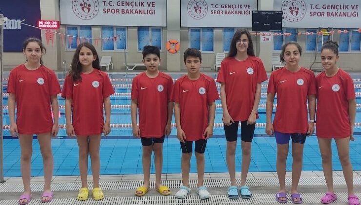 Nevşehir’in yüzücüleri, ‘Açık Yaş Seviye Tespit Yarışları’na katıldı