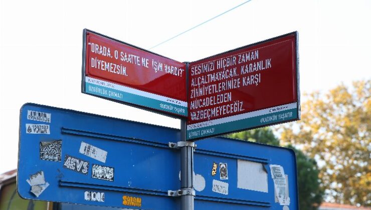 Kadıköy’de kadınlar için sokak isimleri değişti