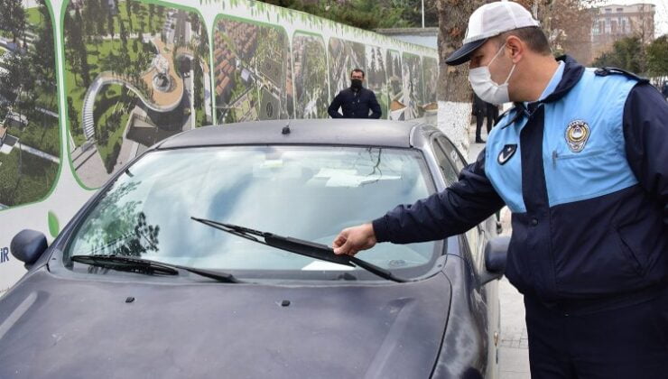 Malatya’da zabıta ekipleri, araç park denetimlerine devam ediyor