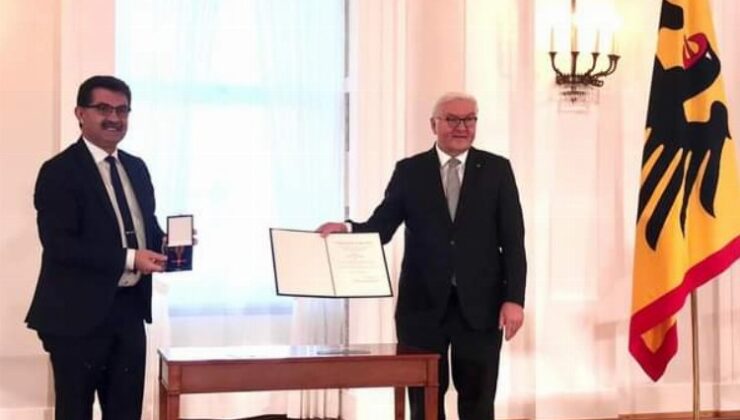 Zonguldaklı Tahtabaş’a Almanya’da devlet nişanı ödülü