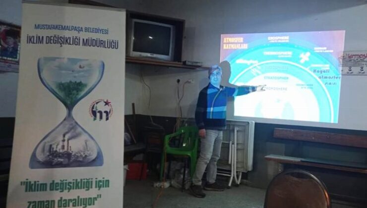 Bursa Mustafakemalpaşa’da ‘iklim değişikliği ile mücadele’ eğitimi