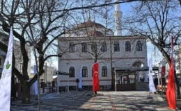 Bursa Osmangazi’den Yunuseli Merkez Camii’ne çevre düzenlemesi