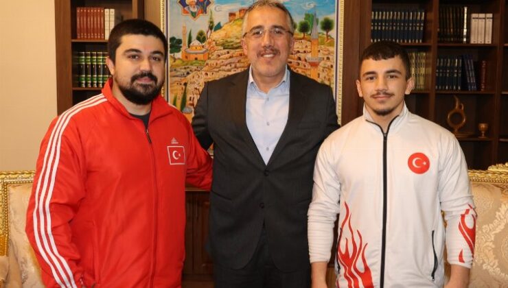Mehmet Savran’dan Nevşehirli sporcuya tebrik
