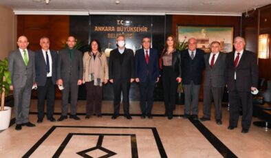 SDD’den Ankara Büyükşehir Belediye Başkanı Mansur Yavaş’a ziyaret