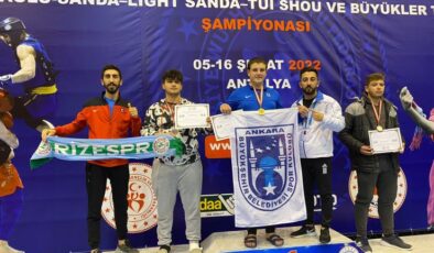 Ankara Büyükşehir Spor kulüpleri başarıdan başarıya koşuyor
