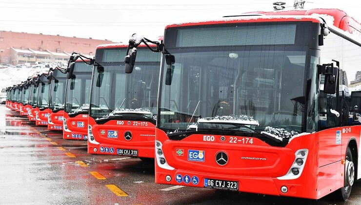 Başkent’in yeni otobüsleri gelmeye devam ediyor