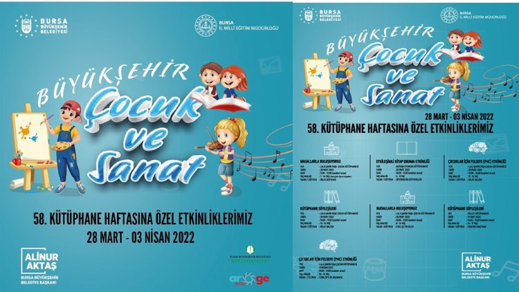 Bursa'da 58. Kütüphane Haftası şenlikli geçecek 1