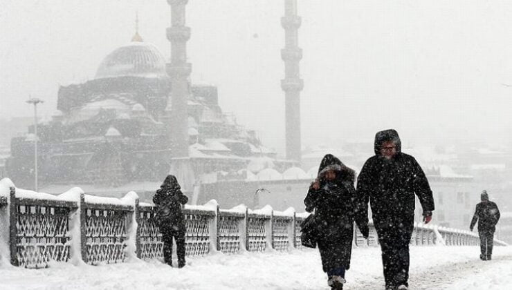 İstanbul için kar uyarısı
