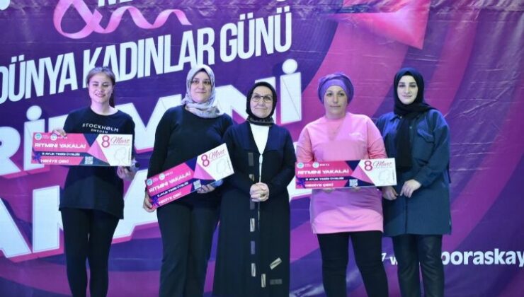 Kayseri Büyükşehir’den bin kadın sporseverle “Ritmini Yakala” etkinliği