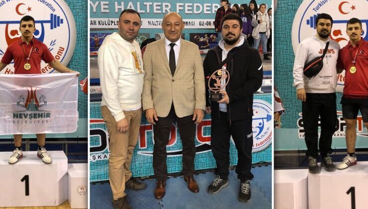 Nevşehir Belediyesi halterde şampiyon