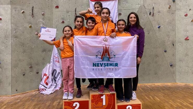 Nevşehirli sporcu Türkiye üçüncüsü oldu