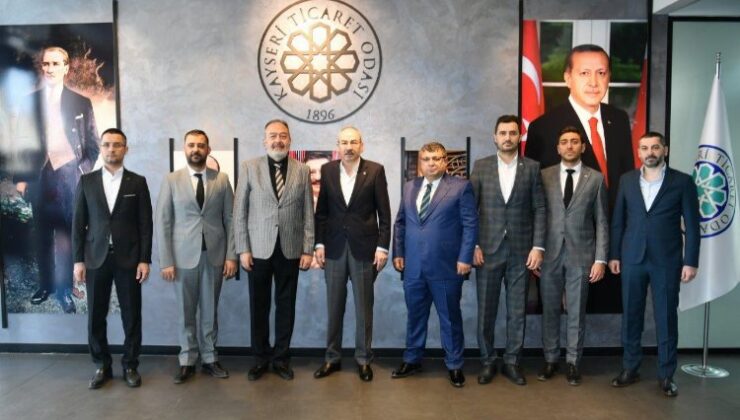 AK Parti ve MHP İl Başkanlıkları ile Melikgazi Belediyesi ve Ticaret Odası ziyaret edildi