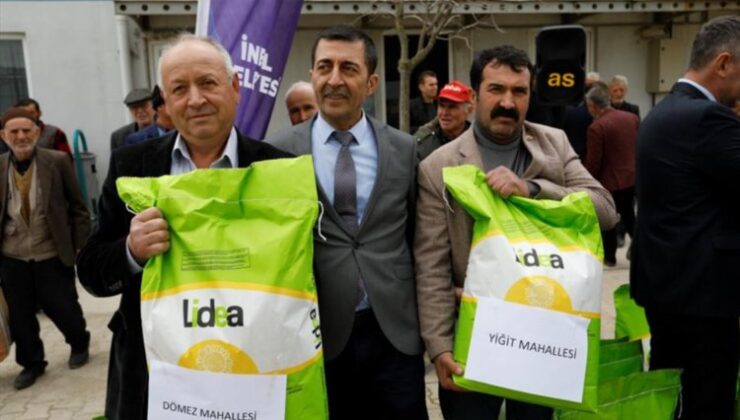 Bursa İnegöl Belediyesi’nden yağlık ayçiçeği üretimine dev destek