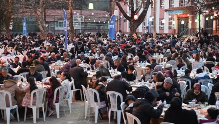 Bursa’da dağ ilçelerindeki iftar buluşmalarının son durağı Keles oldu
