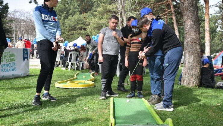 Bursa’da otizme sporlu farkındalık