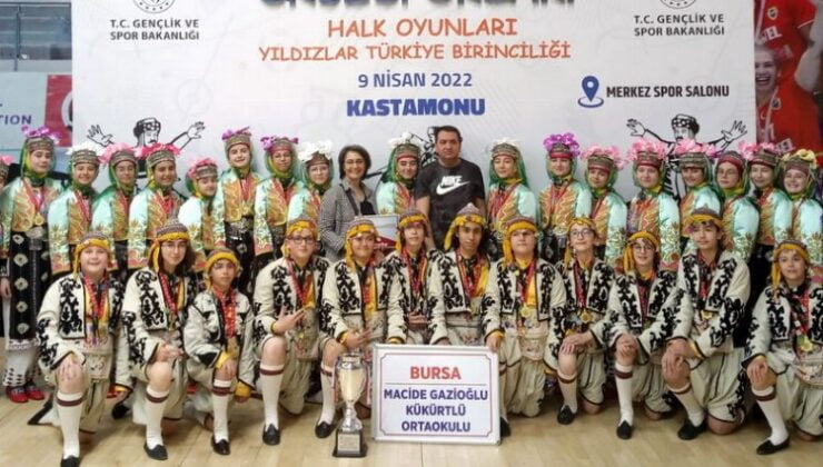 Bursa’nın gururu Türkiye şampiyonu oldu
