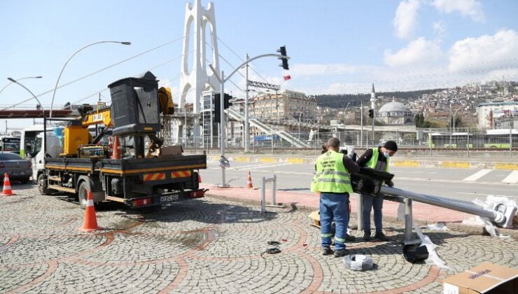 Kocaeli Salim Dervişoğlu Caddesinde 3 yeni sinyalizasyon kuruldu