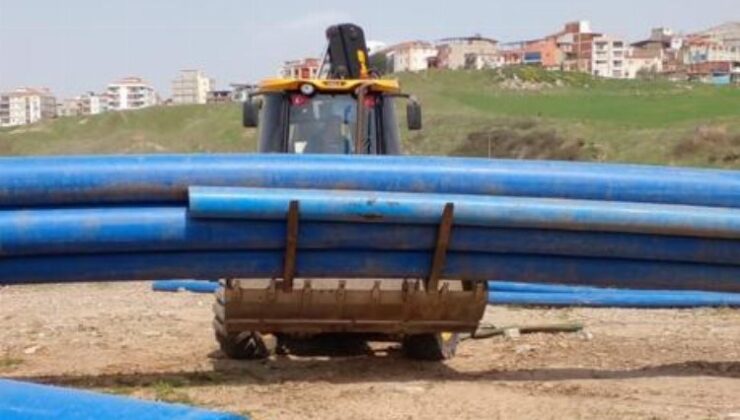 Manisa Büyükşehir’den sulama kooperatifine boru desteği