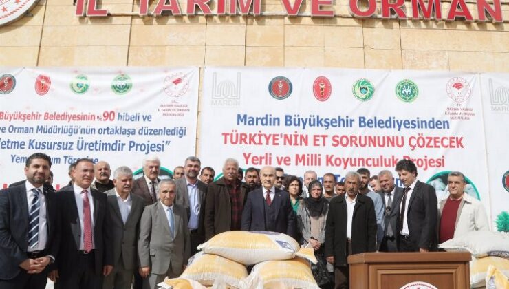Mardin’de üreticilere yem dopingi