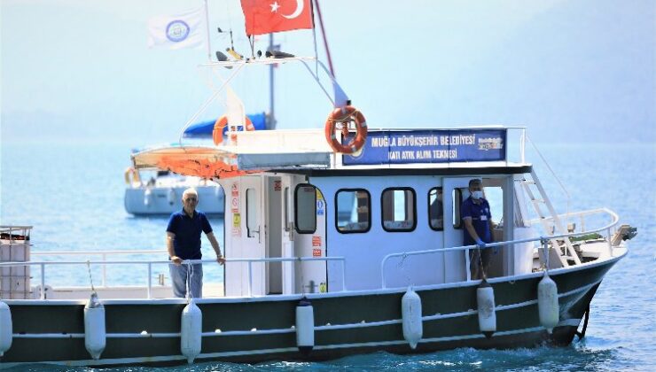 Muğla Büyükşehir 7 atık alım teknesiyle yaza hazırlanıyor