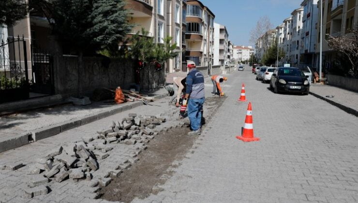 Nevşehir’de bozulan yollara bakım çalışması