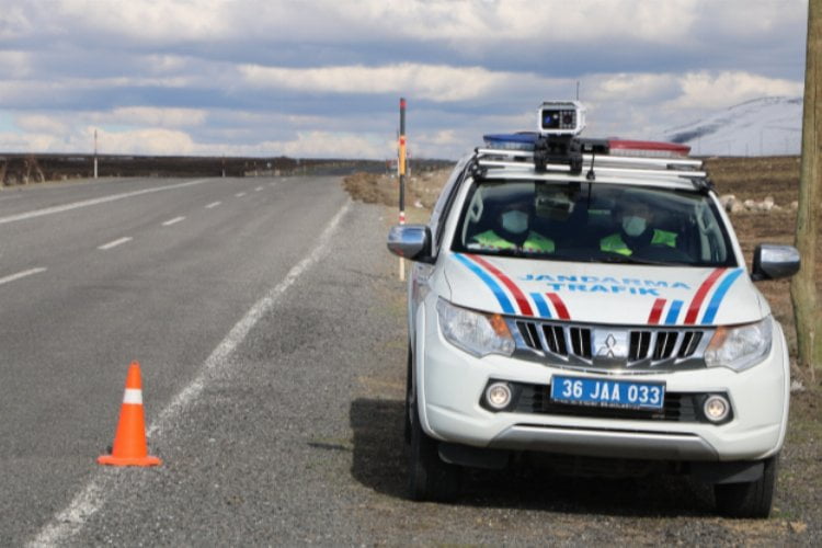 Yerli mobil hız tespiti Kars'ta kullanıldı