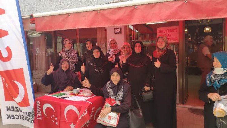 Bursa İznik'te Saadetli kadınlar çiftçileri ziyaret etti 5