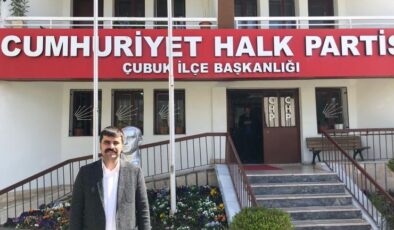 CHP Çubuk İlçe Başkanlığı’na Can Kaderoğlu atandı