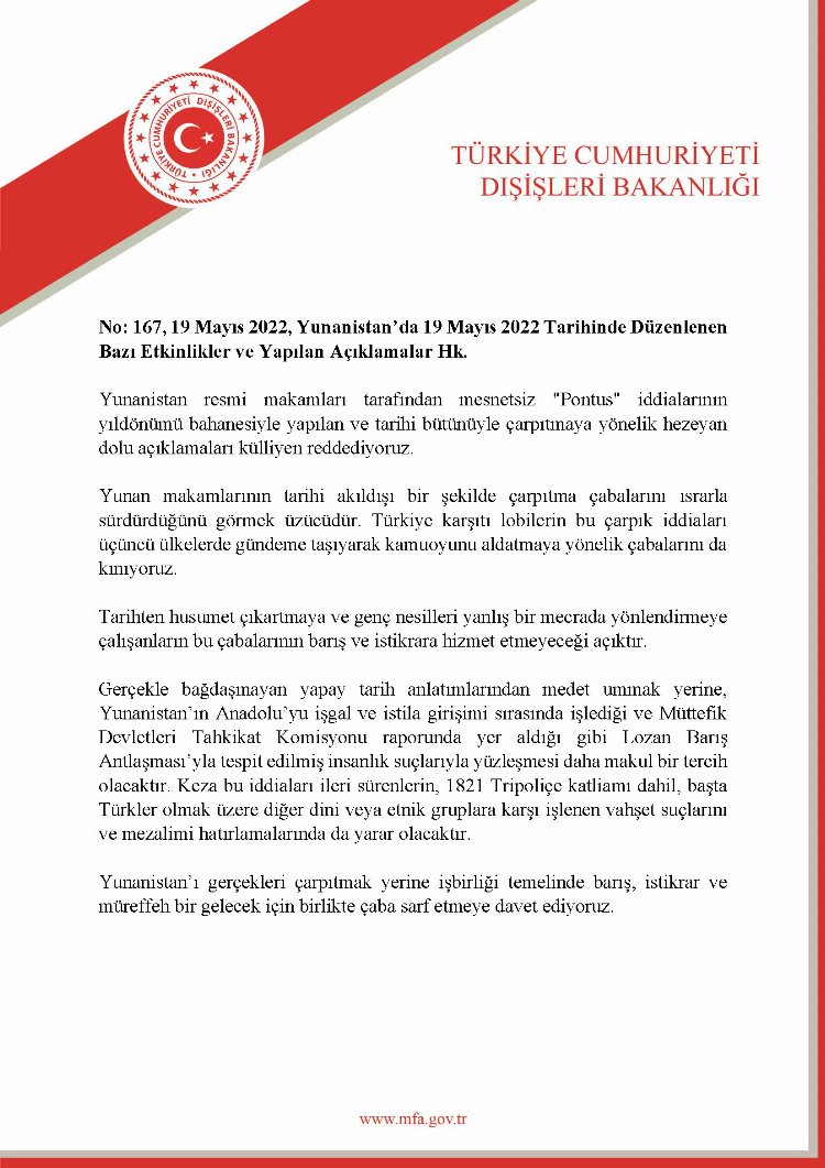 Dışişleri külliyen reddetti! 1 Dışişleri külliyen reddetti! 1