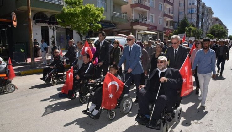 Edirne Keşan’da Engelliler Haftası farkındalık yürüyüşü gerçekleştirildi