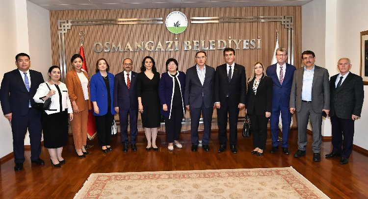 Türk Devletleri Ombudsmanları, Bursa Osmangazi'de Başkan Dündar’ı ziyaret etti 1